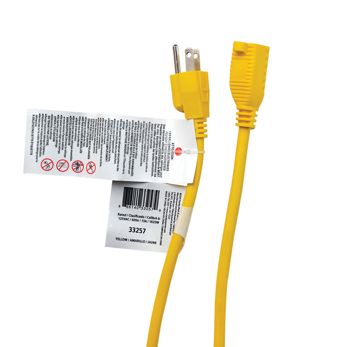 Stanley Outdoor Grounded Power Extension Cord - 9