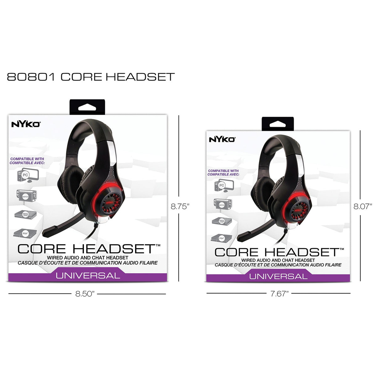 Nyko Core Wired Universal Over-Ear Gaming Headset - 2