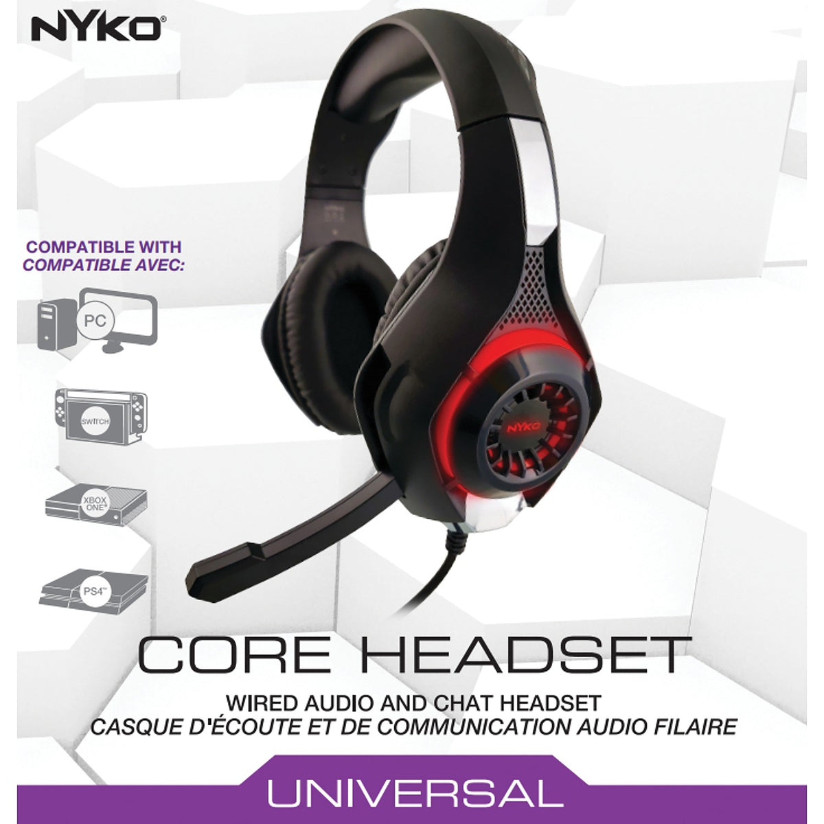 Nyko Core Wired Universal Over-Ear Gaming Headset - 4