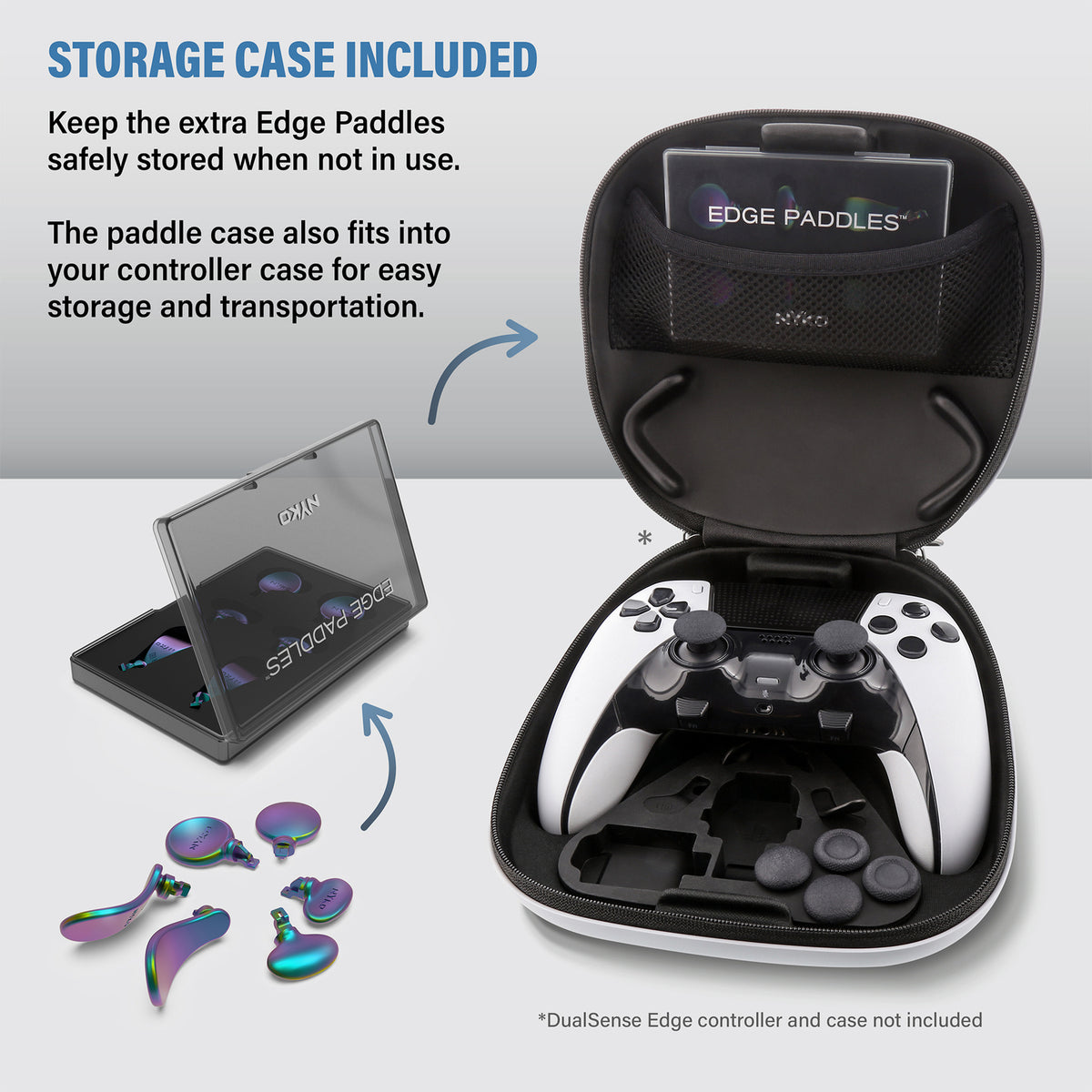 Nyko Edge Paddles for DualSense Edge (Multicolored) - 3