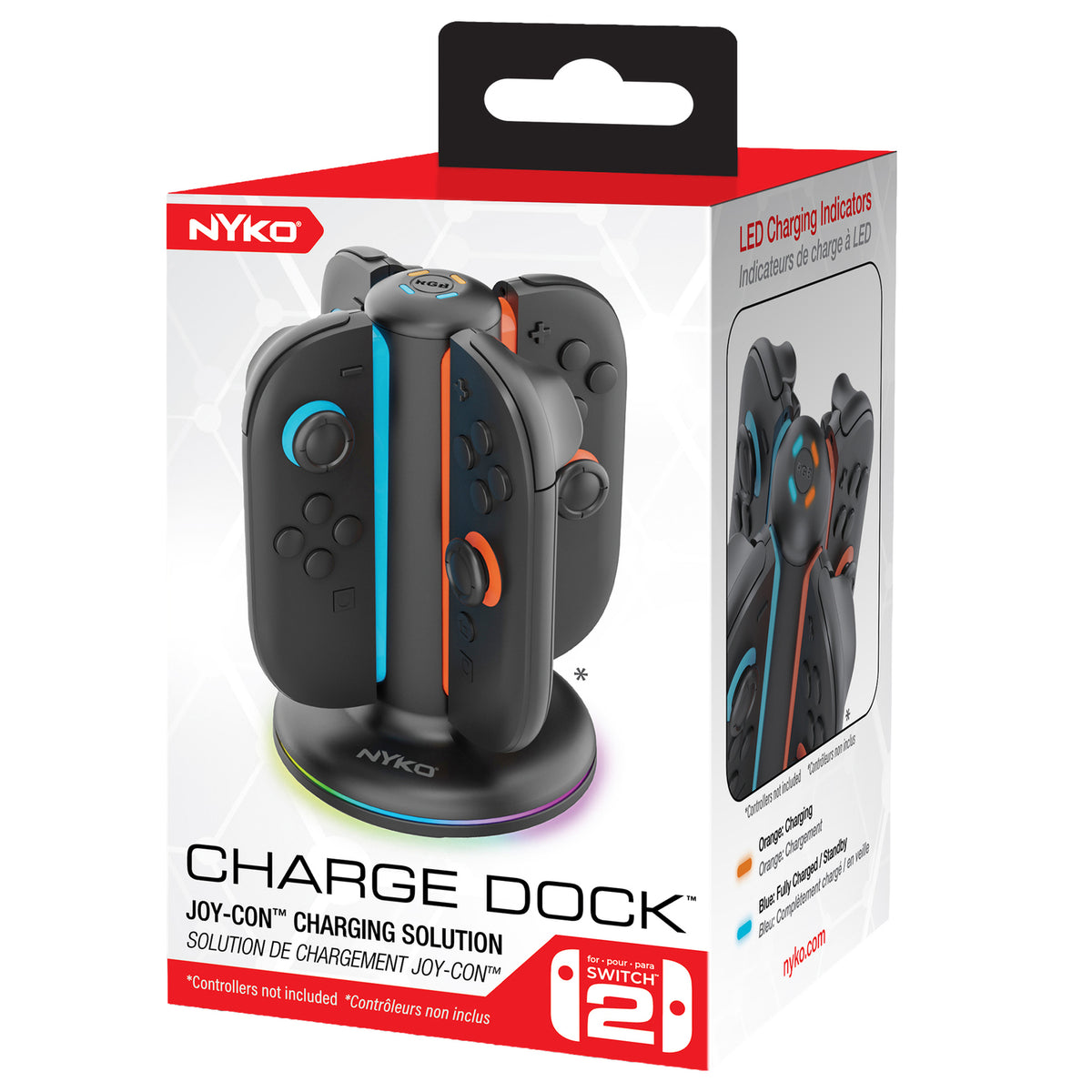 Nyko Charging Dock for Nintendo Switch 2 Joy-Con Controllers - 4