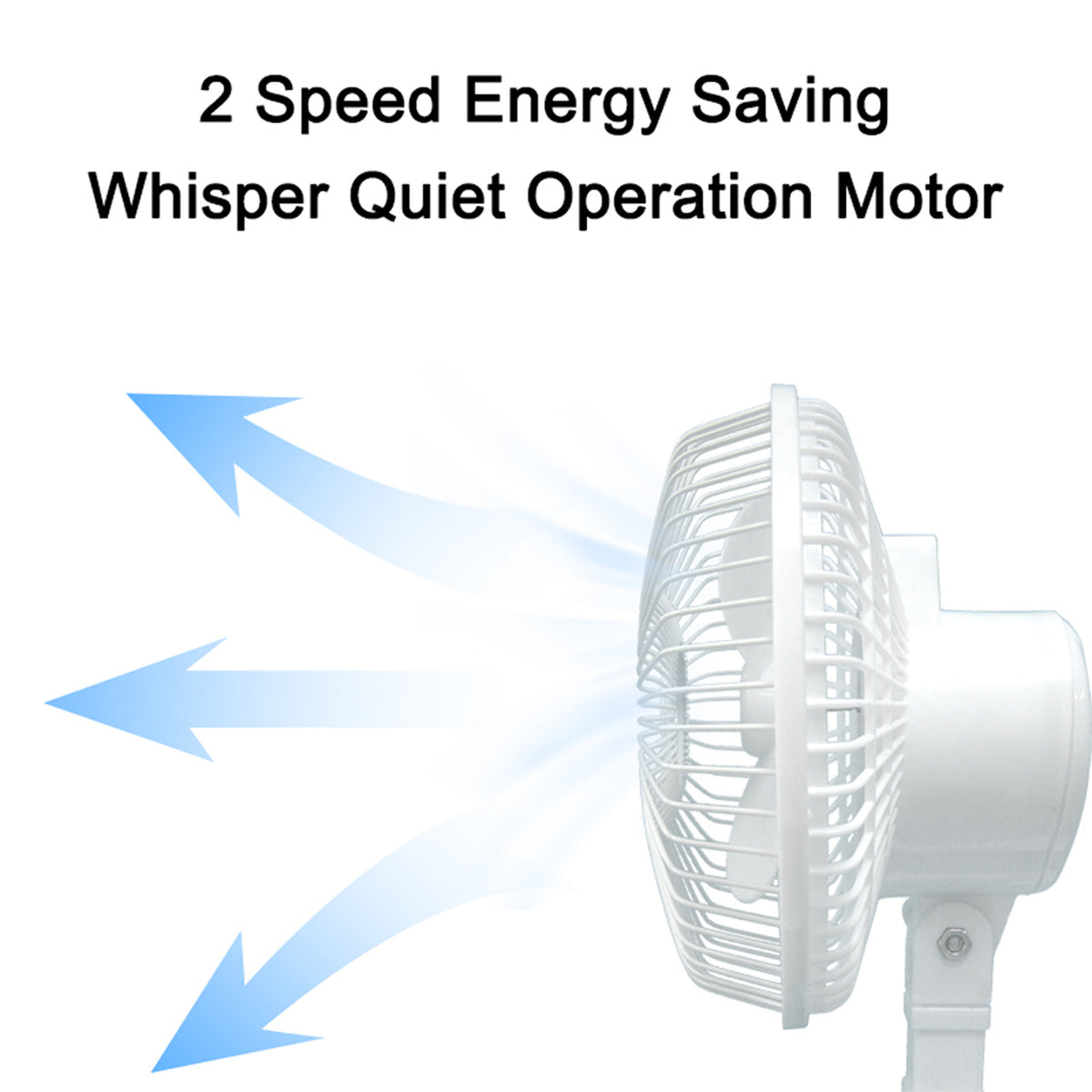 Optimus 6-In. Portable Personal Clip-on Fan - 3