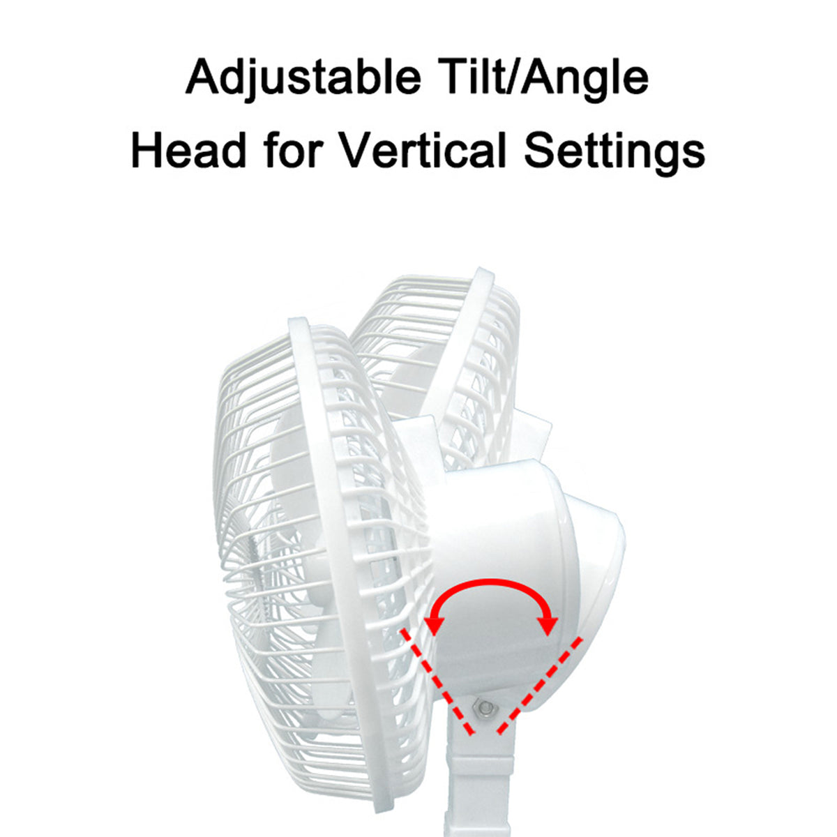 Optimus 6-In. Portable Personal Clip-on Fan - 5