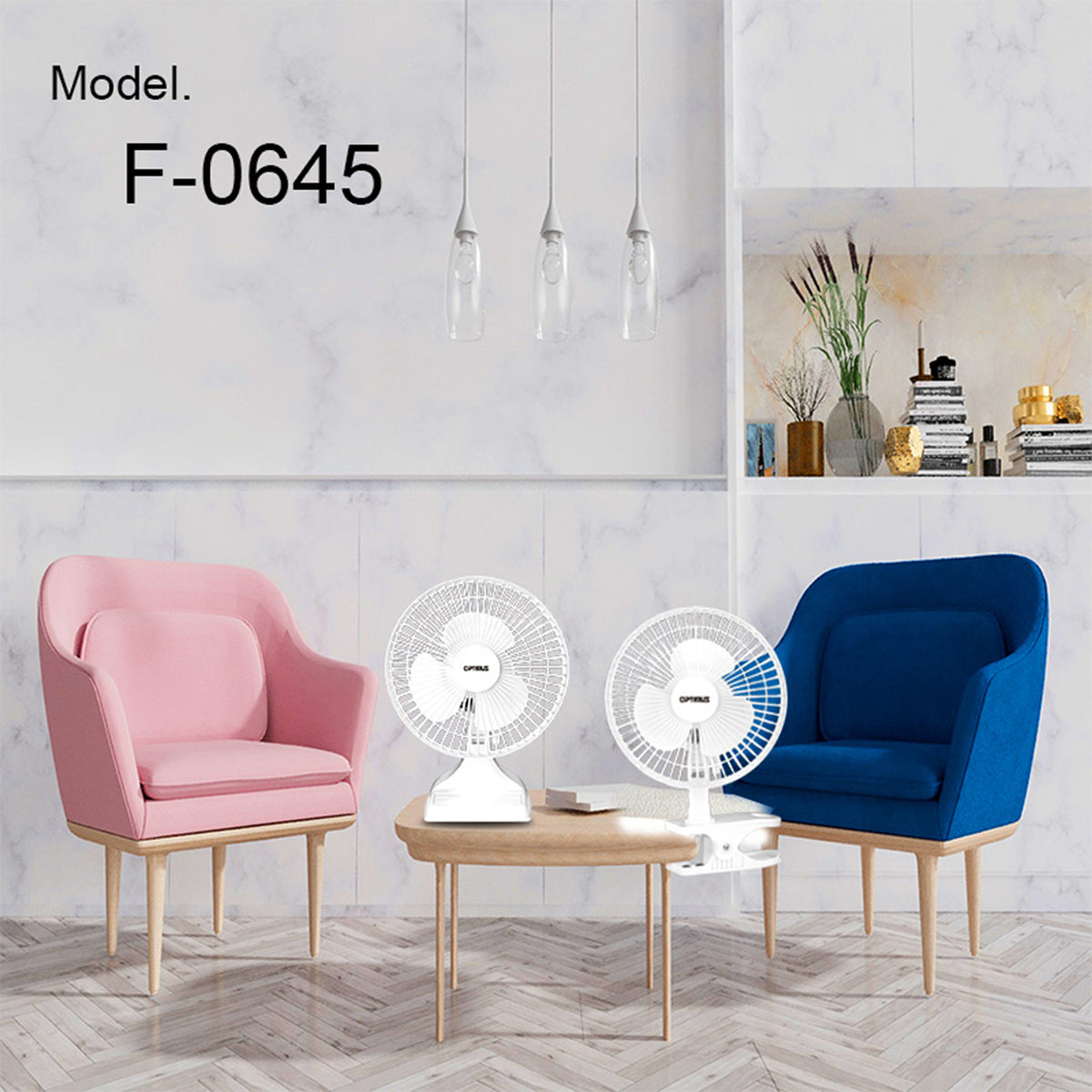 Optimus 6-In. Portable Personal Clip-on Fan - 6