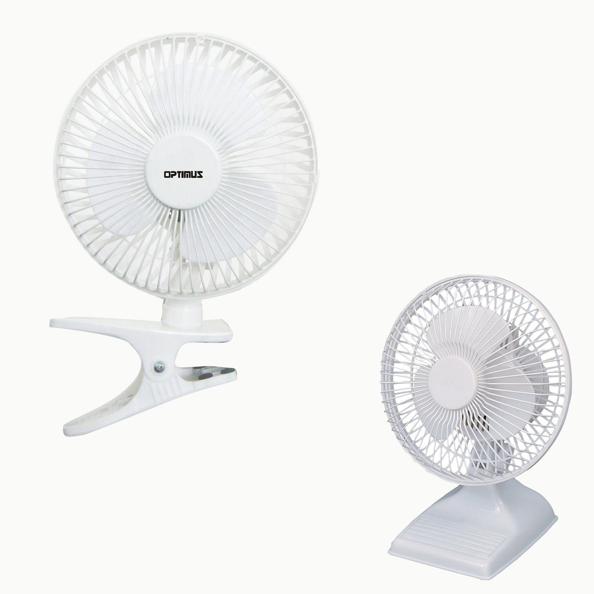 Optimus 6-In. Portable Personal Clip-on Fan - 7