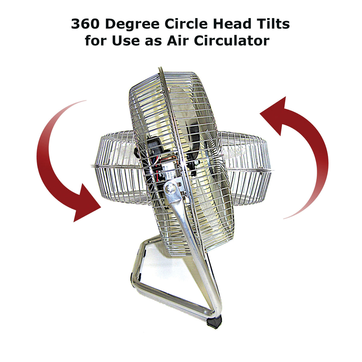 Optimus 9-In. 3-Speed High-Velocity Fan - 5