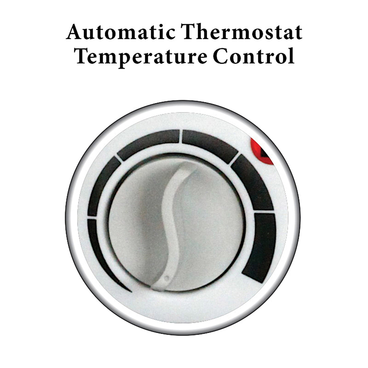 Optimus 1,500-Watt-Max Portable Fan Heater with Thermostat - 5