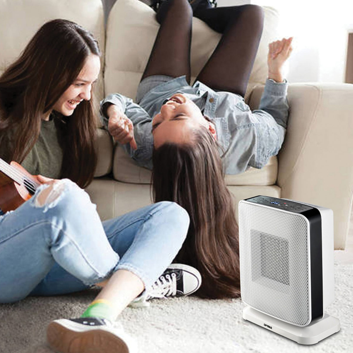 Optimus 1,500-Watt-Max Portable Oscillating Ceramic Heater - 6