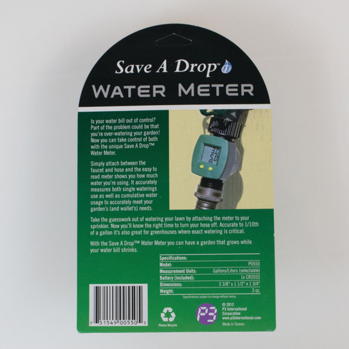 P3 International Save a Drop Water Meter - 6