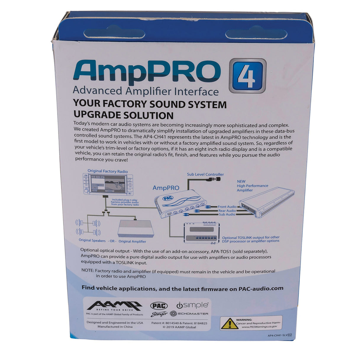 Pac AmpPRO 4 Amplifier Integration Interface for Select 2013 to 2024 - 11
