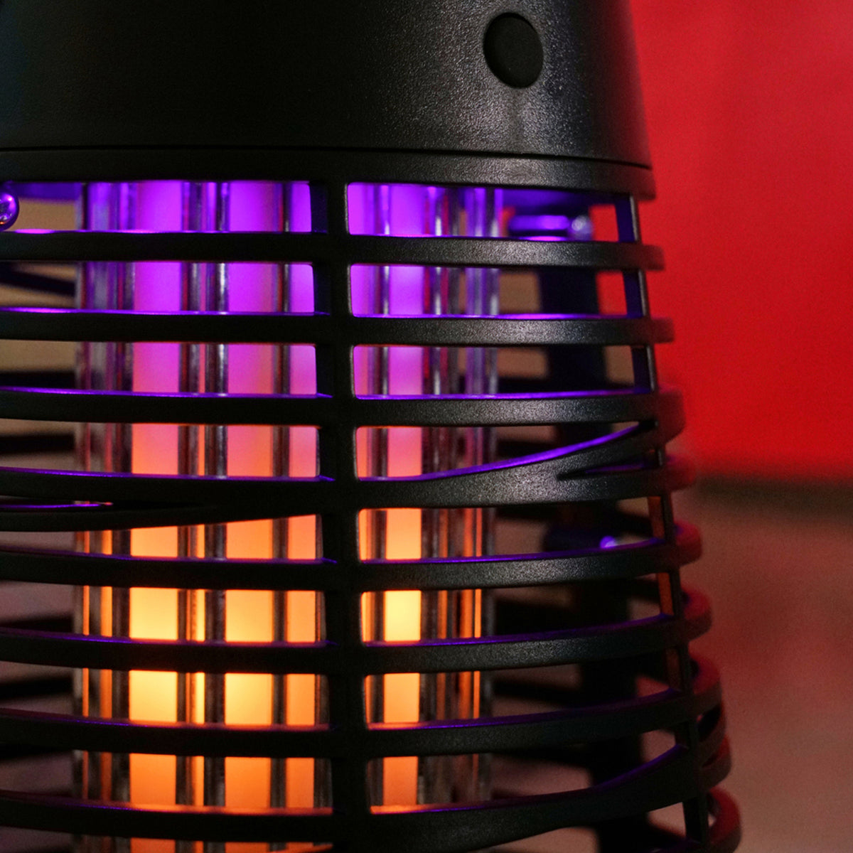 PIC Flickering Flame Solar Portable Bug Zapper Insect Killer Torch Lantern - 4