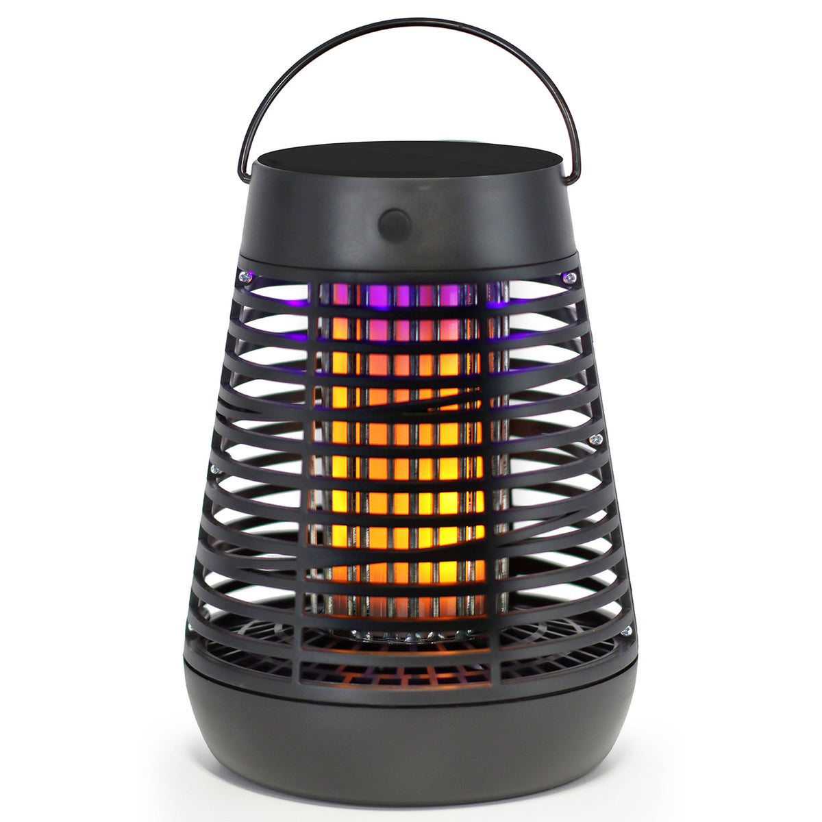 PIC Flickering Flame Solar Portable Bug Zapper Insect Killer Torch Lantern - 6