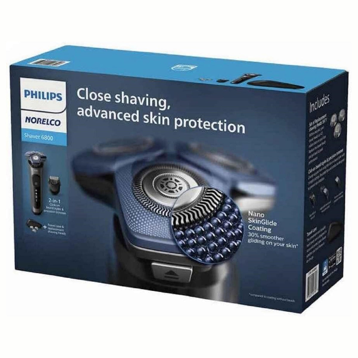 Philips Norelco S6800 Wet and Dry Cordless Electric Shaver Set - 7