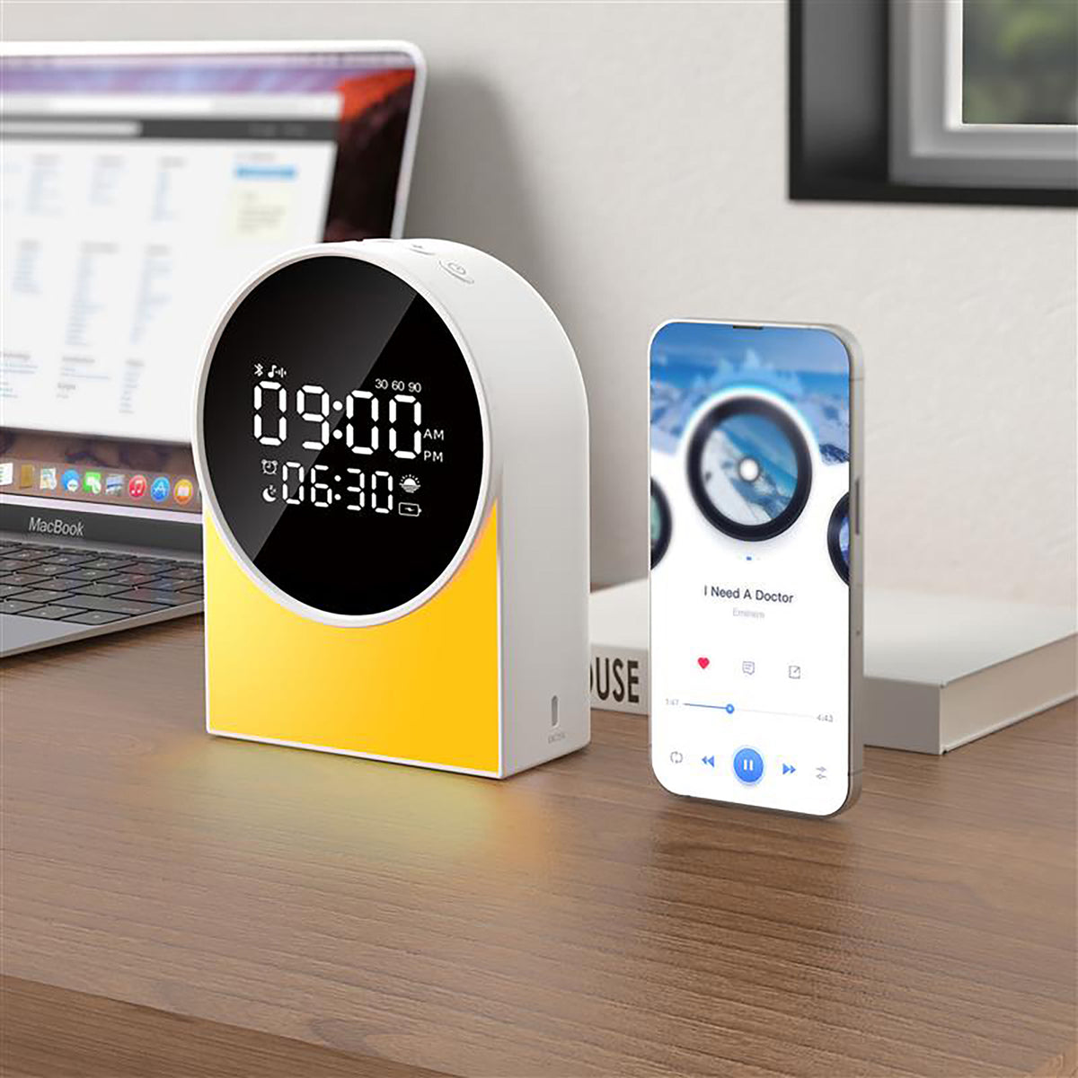 Priority Products Rechargeable Digital FM Radio Alarm Clock