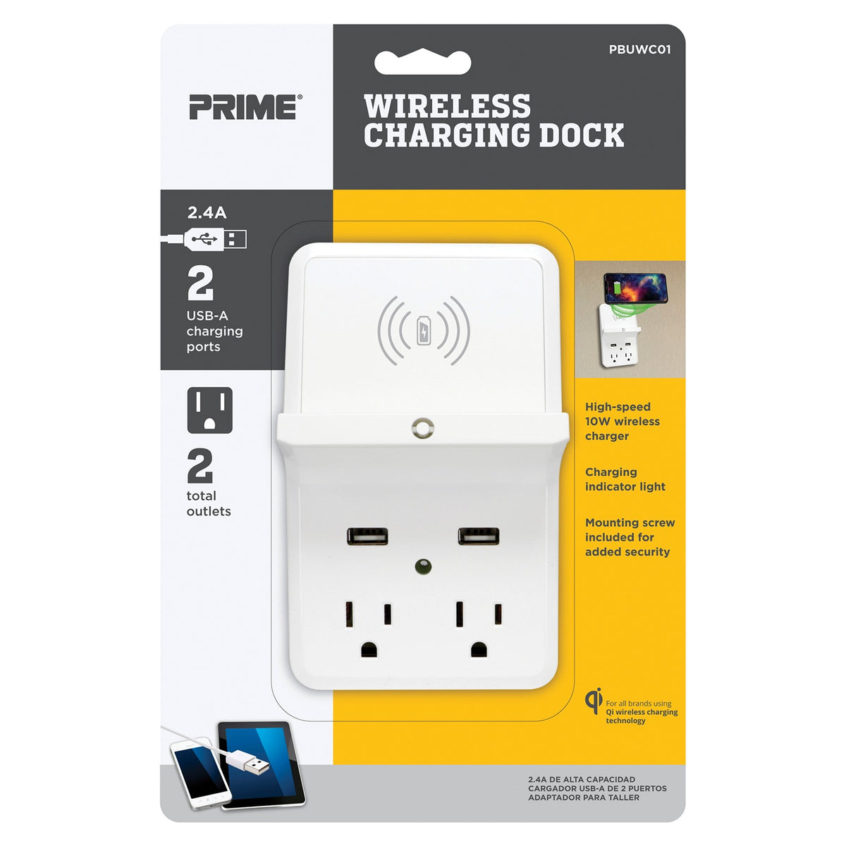 Prime Wireless-Charging-Dock Wall Tap - 2