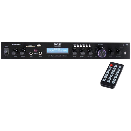 Pyle 2.1-Channel 200-Watt-Max Bluetooth Stereo Amplifier/Receiver