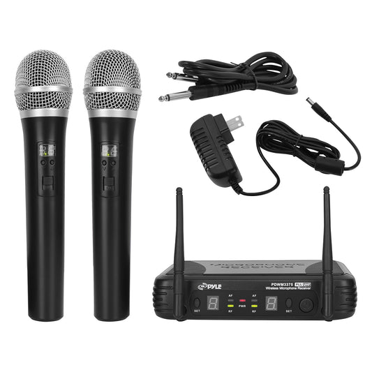 Pyle Premier Series Professional 2-Channel UHF Wireless Handheld