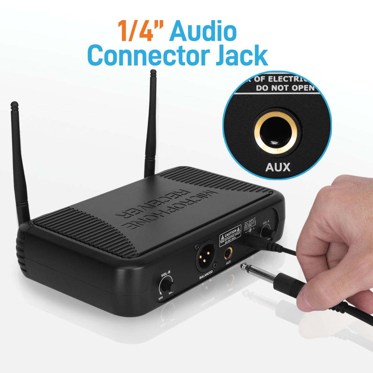 Pyle Premier Series Professional 2-Channel UHF Wireless Handheld - 6