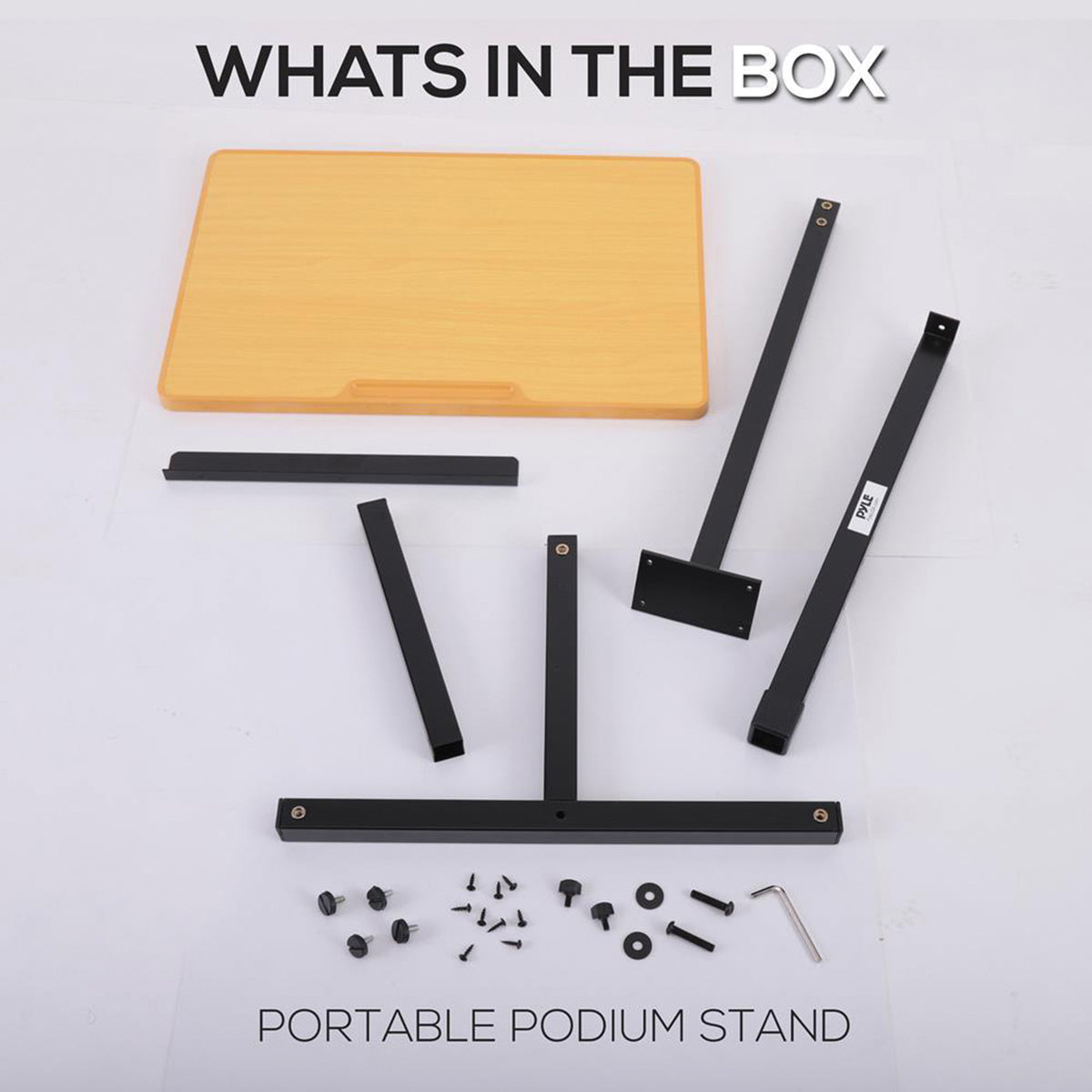 Pyle Compact & Portable Lectern Podium - 2