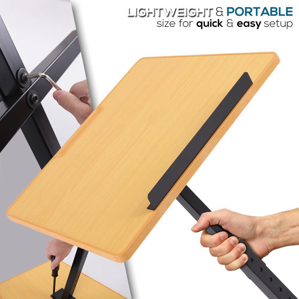 Pyle Compact & Portable Lectern Podium - 5