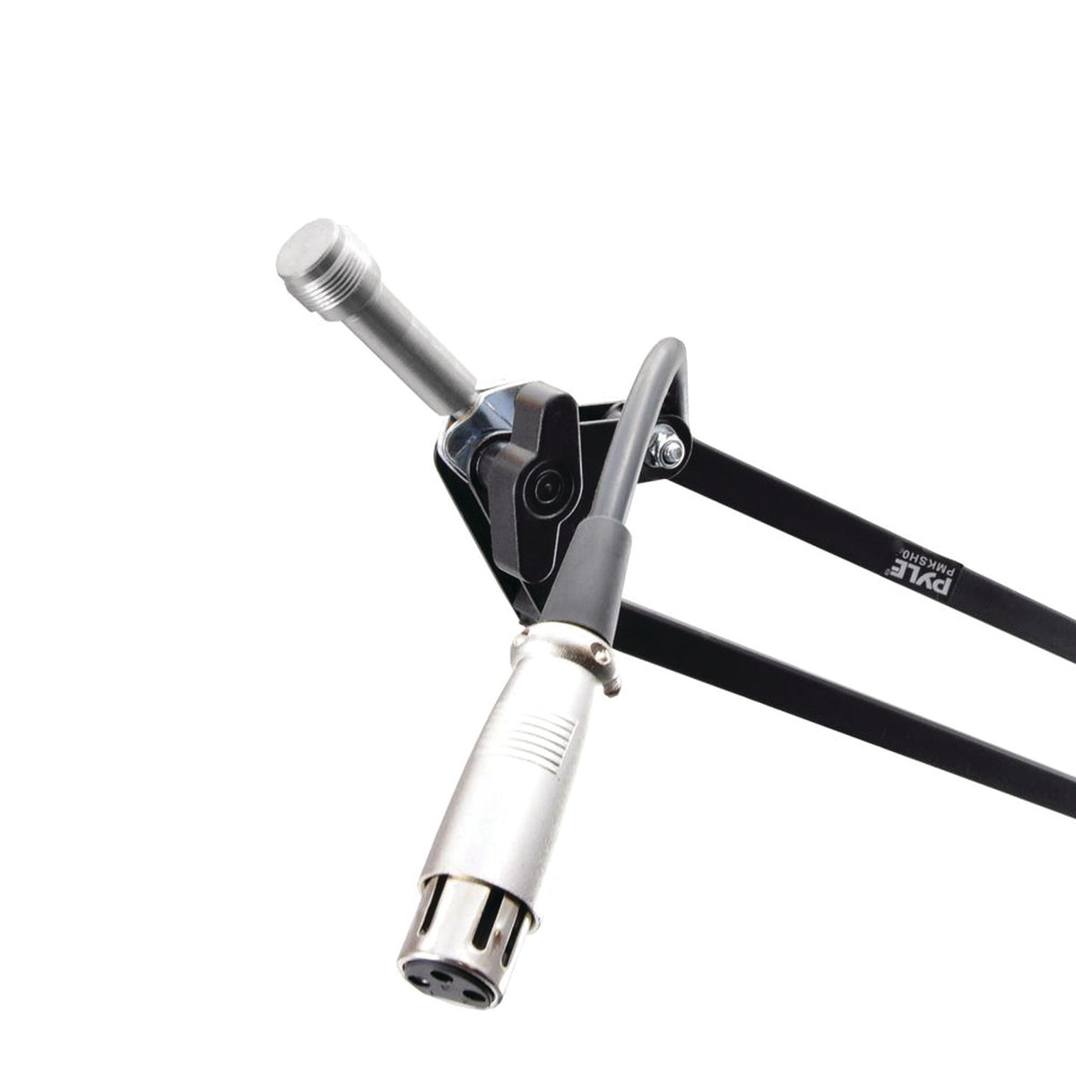 Pyle Universal Table Clamp Boom Shock Microphone Mount - 11