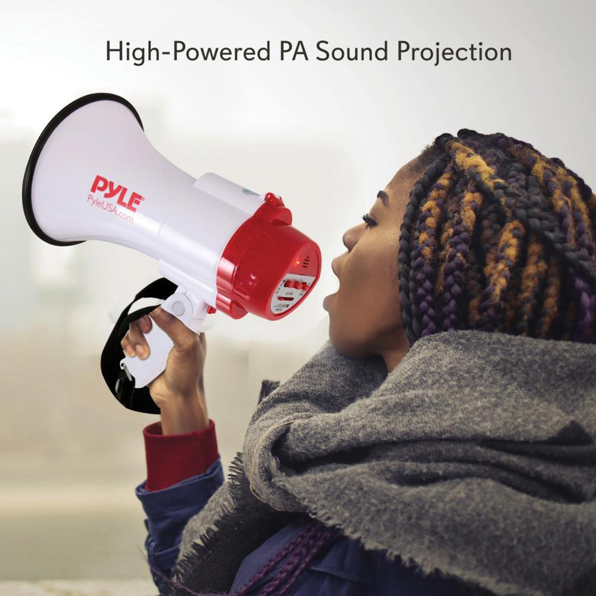Pyle 30-Watt Professional Megaphone/Bullhorn - 5