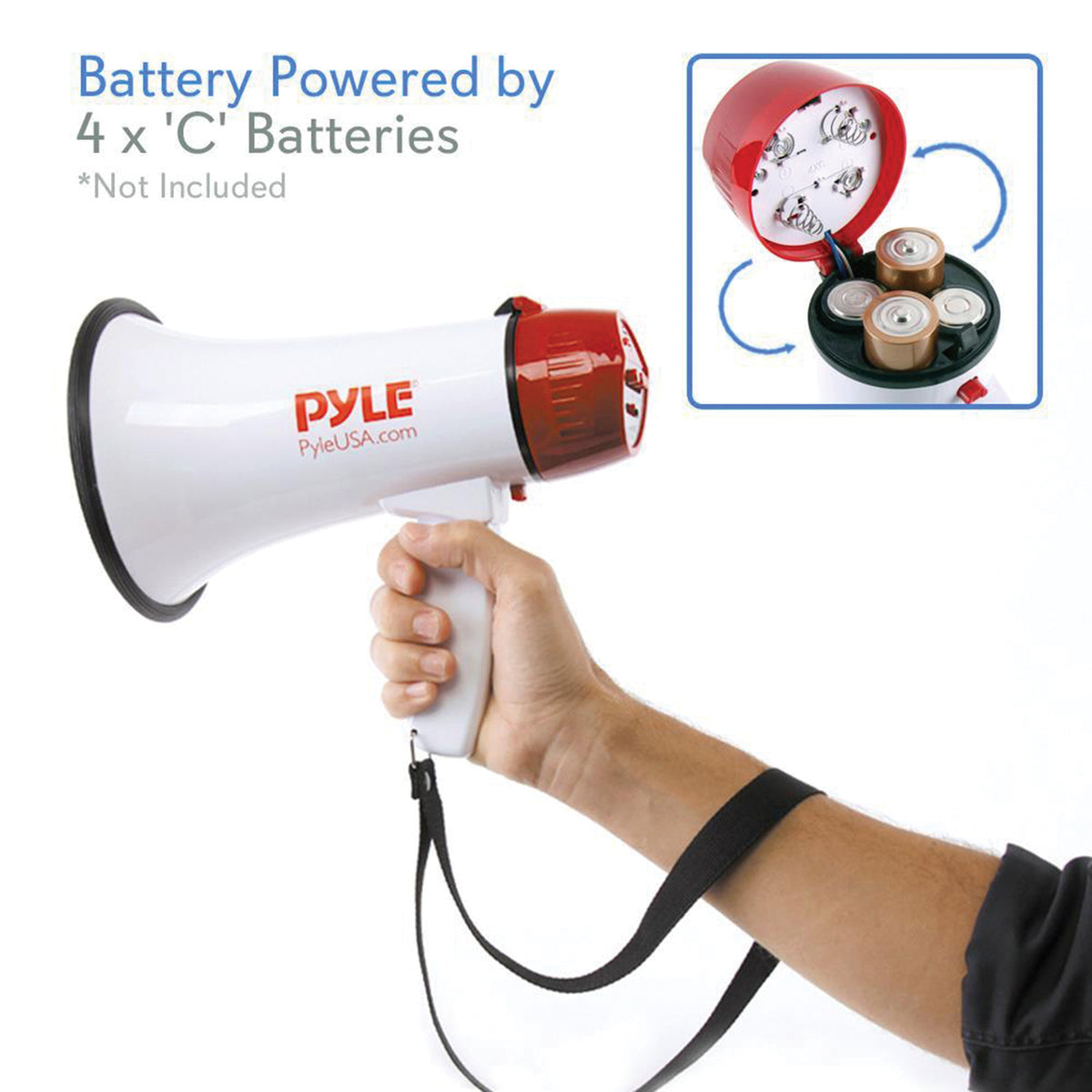 Pyle 30-Watt Mini Compact Megaphone/Bullhorn - 3
