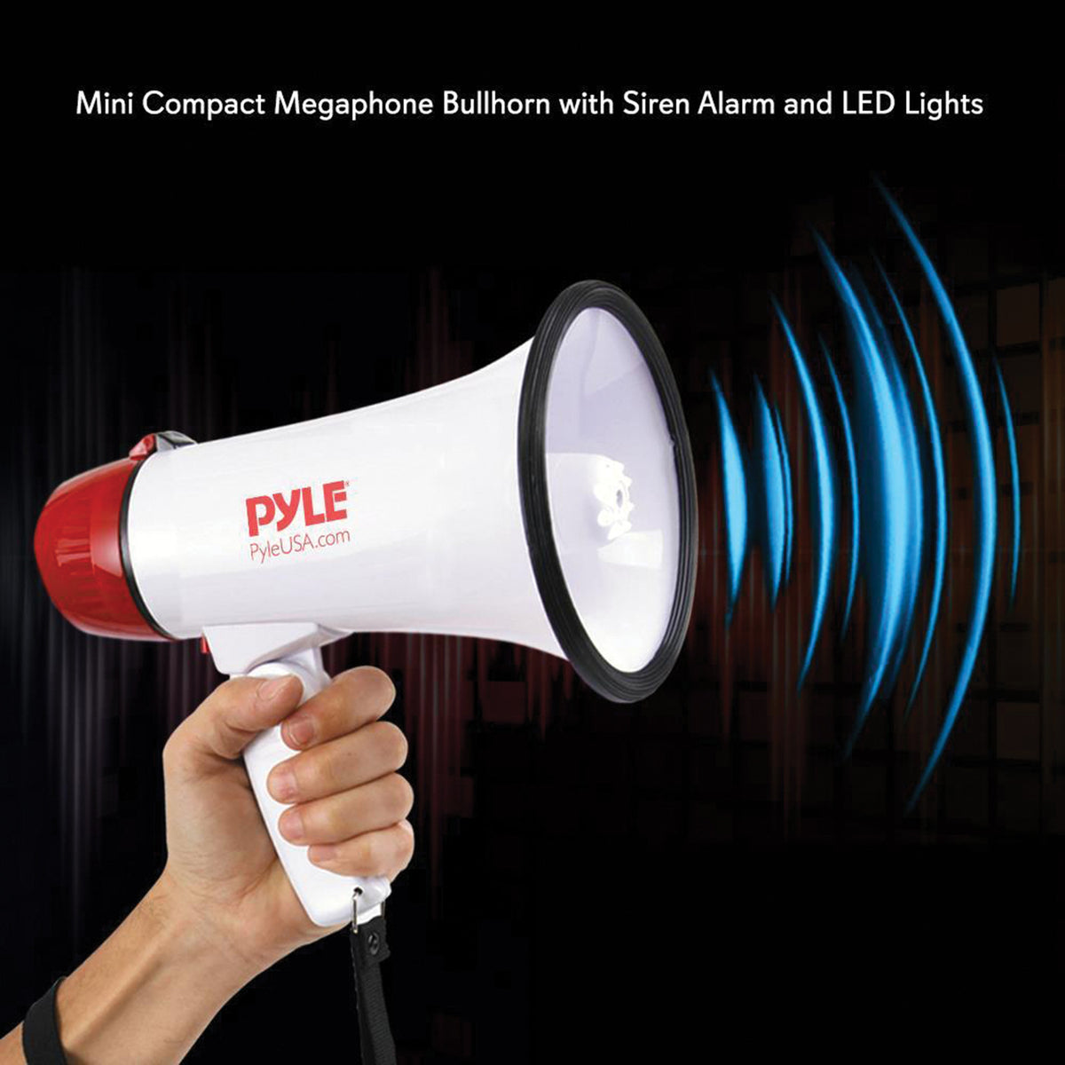 Pyle 30-Watt Mini Compact Megaphone/Bullhorn - 4