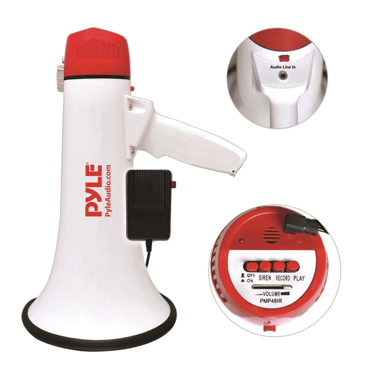 Pyle 40-Watt Professional Megaphone/Bullhorn - 7