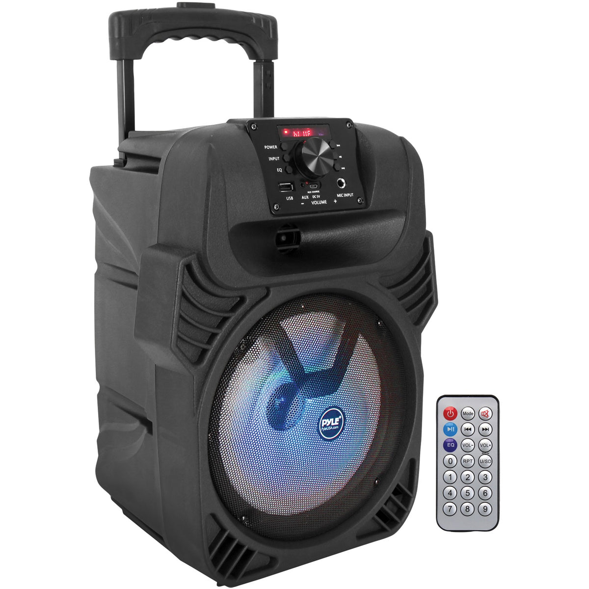 Pyle Portable Bluetooth Pa Speaker and Microphone System