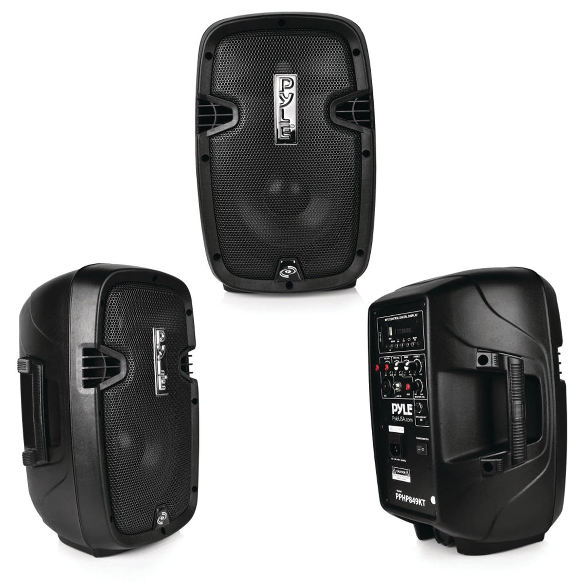 Pyle 700-Watt Active/Passive Dual Speaker System Kit - 3