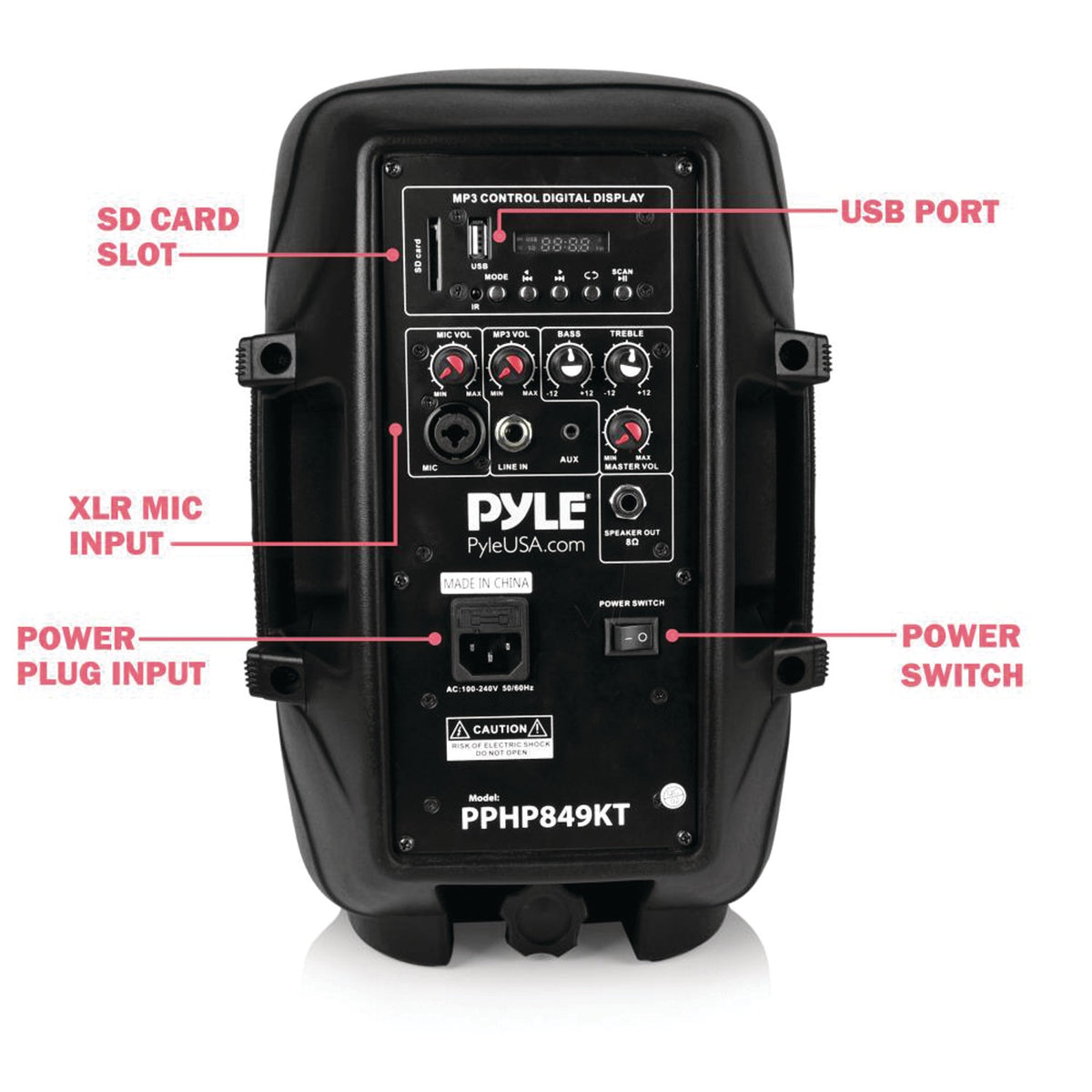Pyle 700-Watt Active/Passive Dual Speaker System Kit - 4