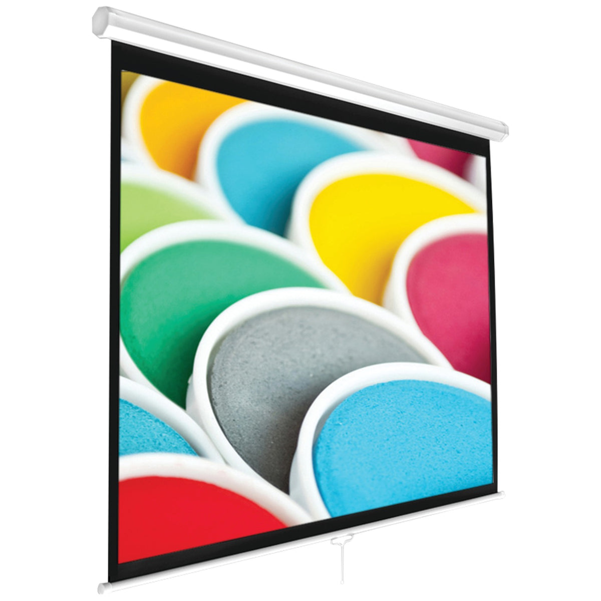 Pyle Universal Pull-down Manual Projection Screen (72 In.)
