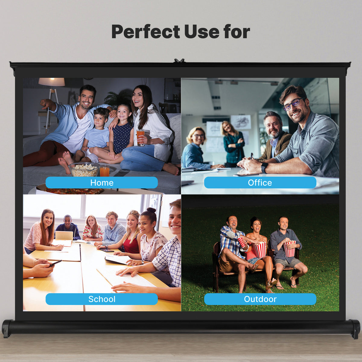 Pyle Retractable Pull-out-Style Manual Projector Screen (50 In.) - 15