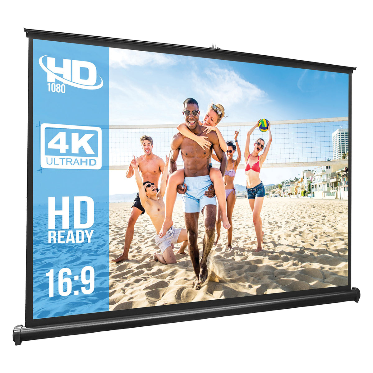 Pyle Retractable Pull-out-Style Manual Projector Screen (50 In.) - 8