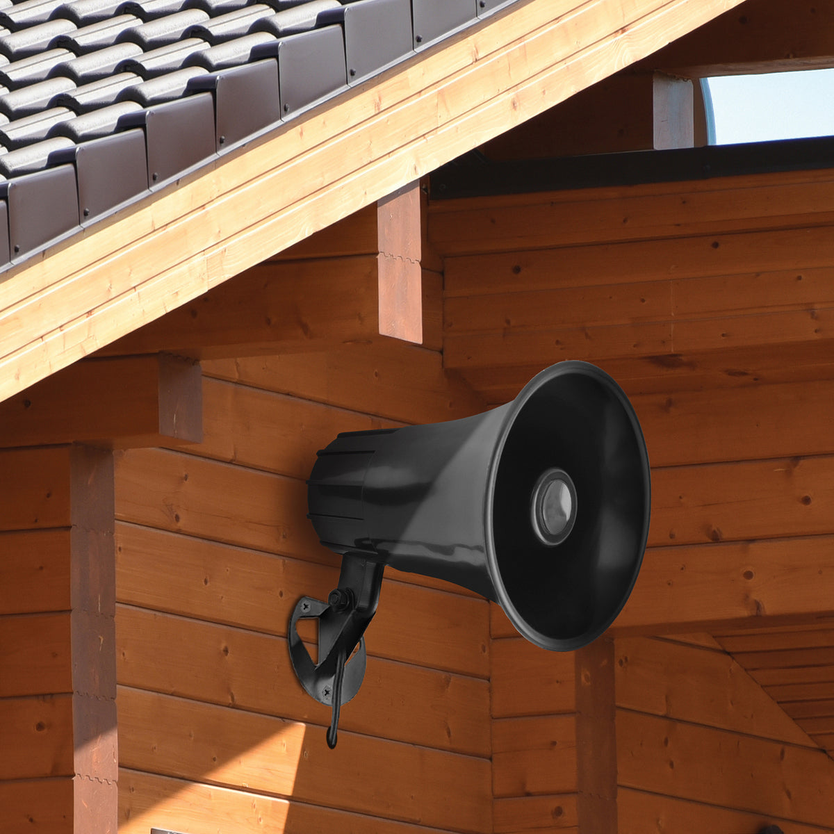 Pyle All-Weather 5-In. 25-Watt Pa Mono Extension Horn Speaker - 7