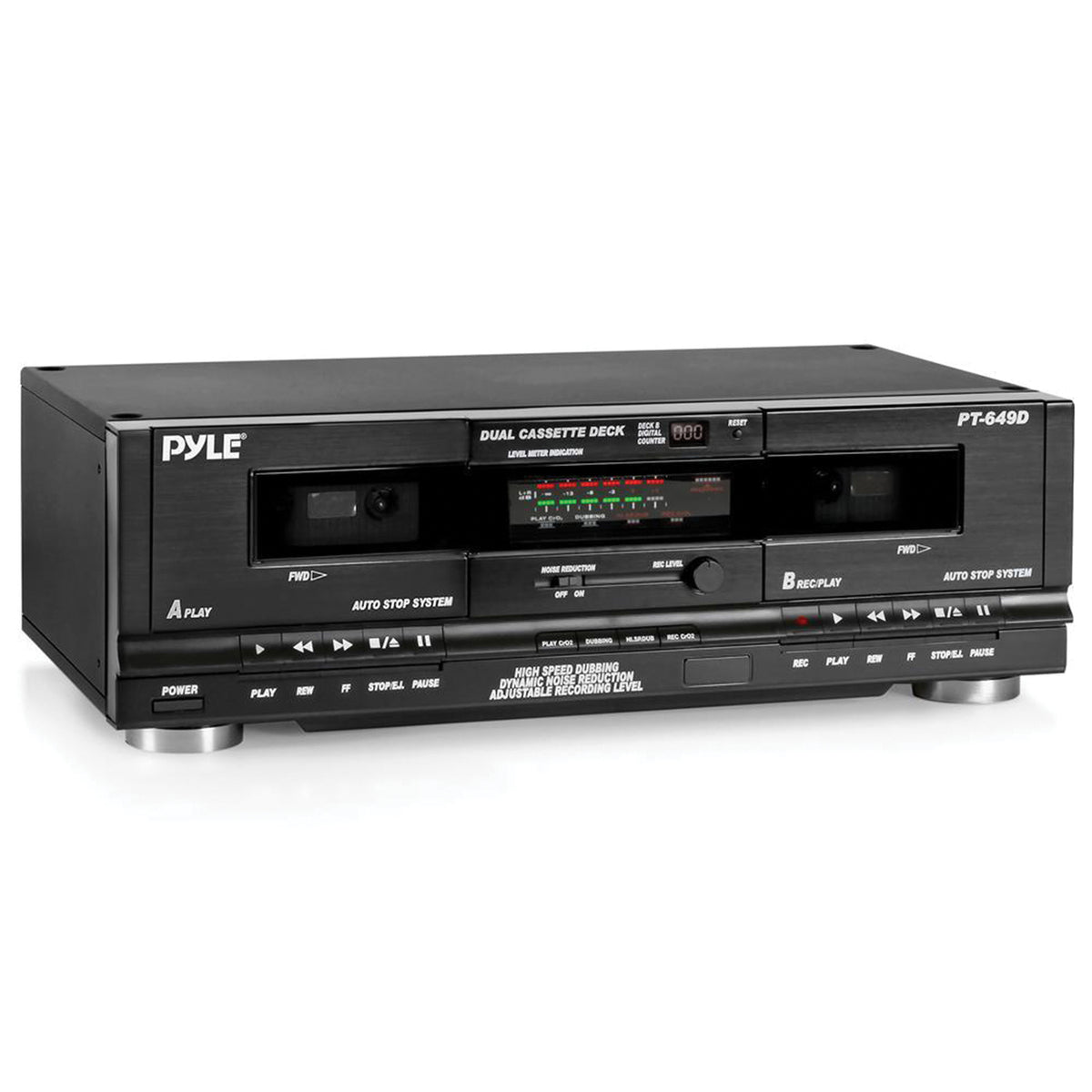 Pyle Dual Cassette Deck - 8