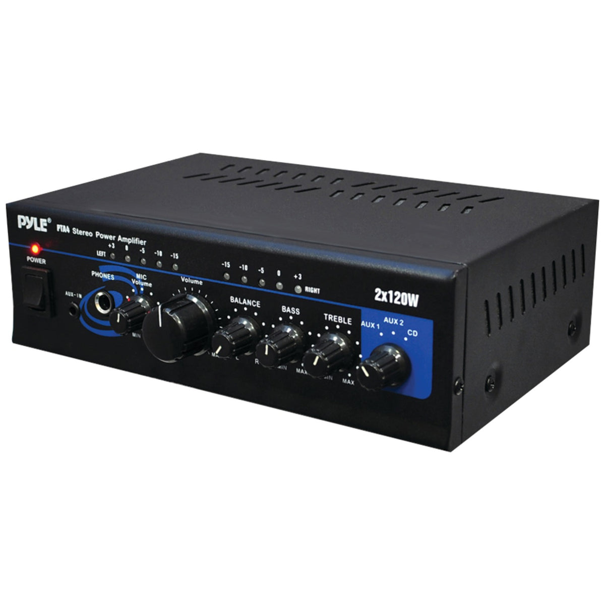 Pyle 240-Watt 2.0-Channel Mini Amplifier/Mixer/Pager