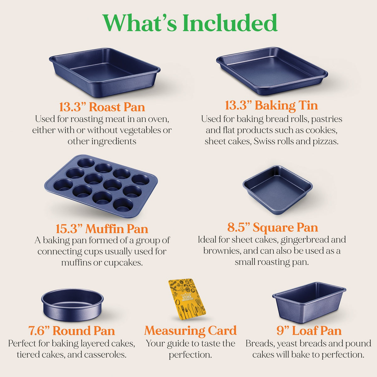 NutriChef Kitchen Oven Baking Pans - 2