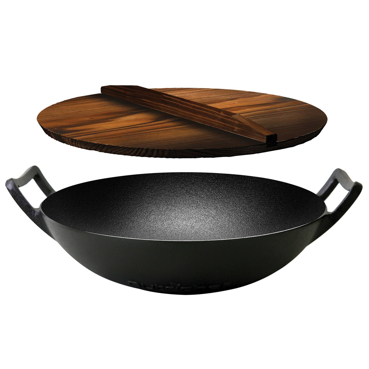 NutriChef Cast Iron Wok - 9
