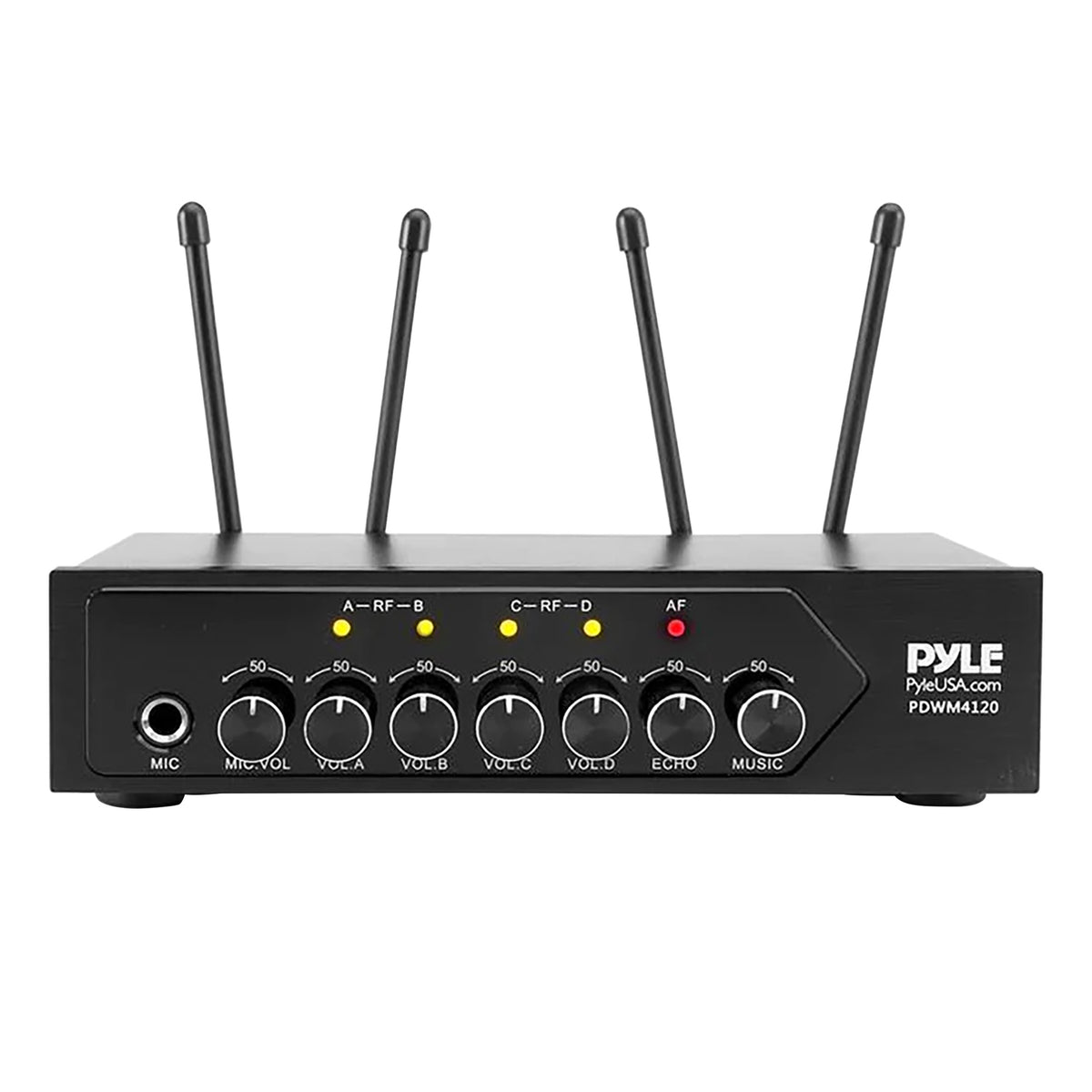 Pyle Home and Office UHF 50-Channel Wireless Microphone System - 7