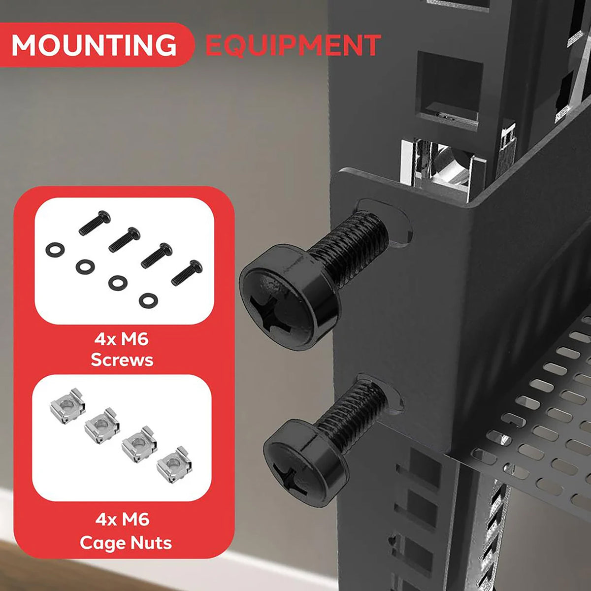 Pyle 1U Server Rack Mounting Shelf - 6