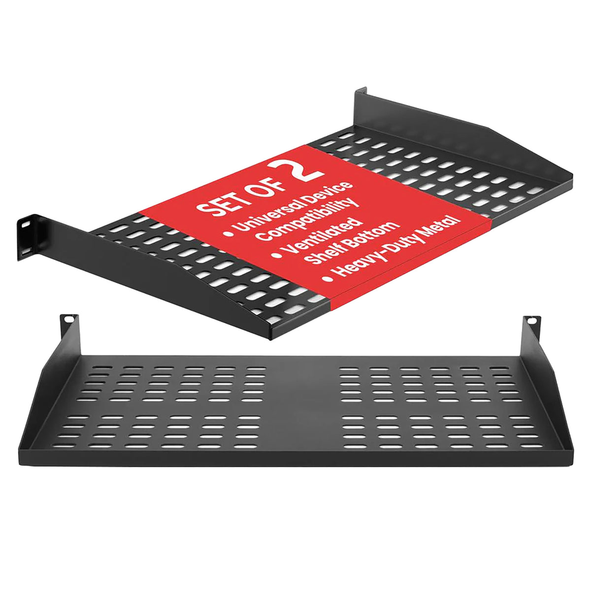 Pyle 1U Server Rack Mounting Shelf - 7