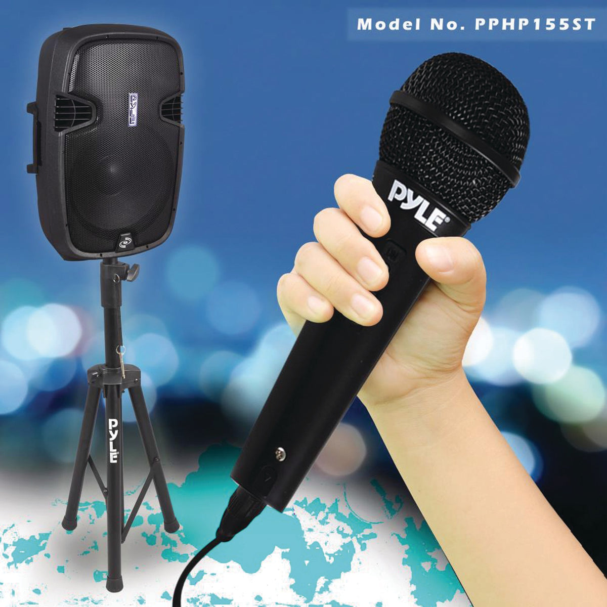 Pyle Wireless Portable Bluetooth Pa Speaker System - 5