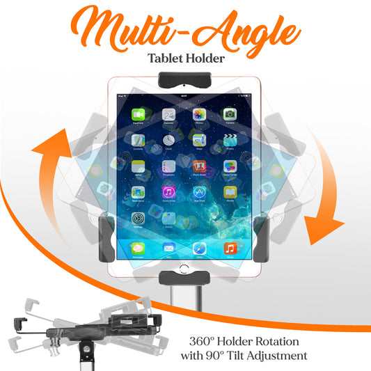 Pyle Anti-Theft Tablet Security Display Floor Stand for 7.9-In to 10.1-In.