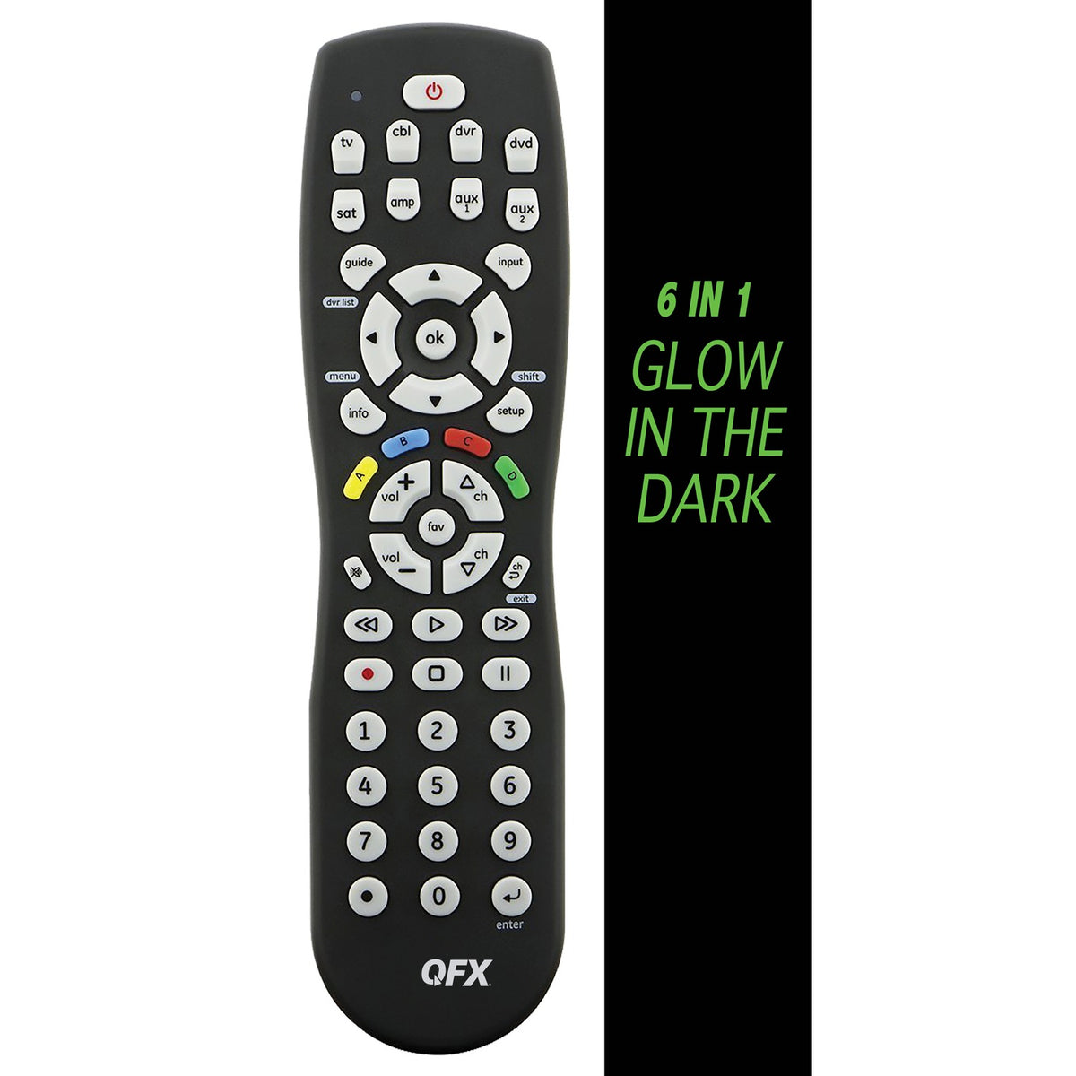 Qfx 8-Device Universal Remote - 3