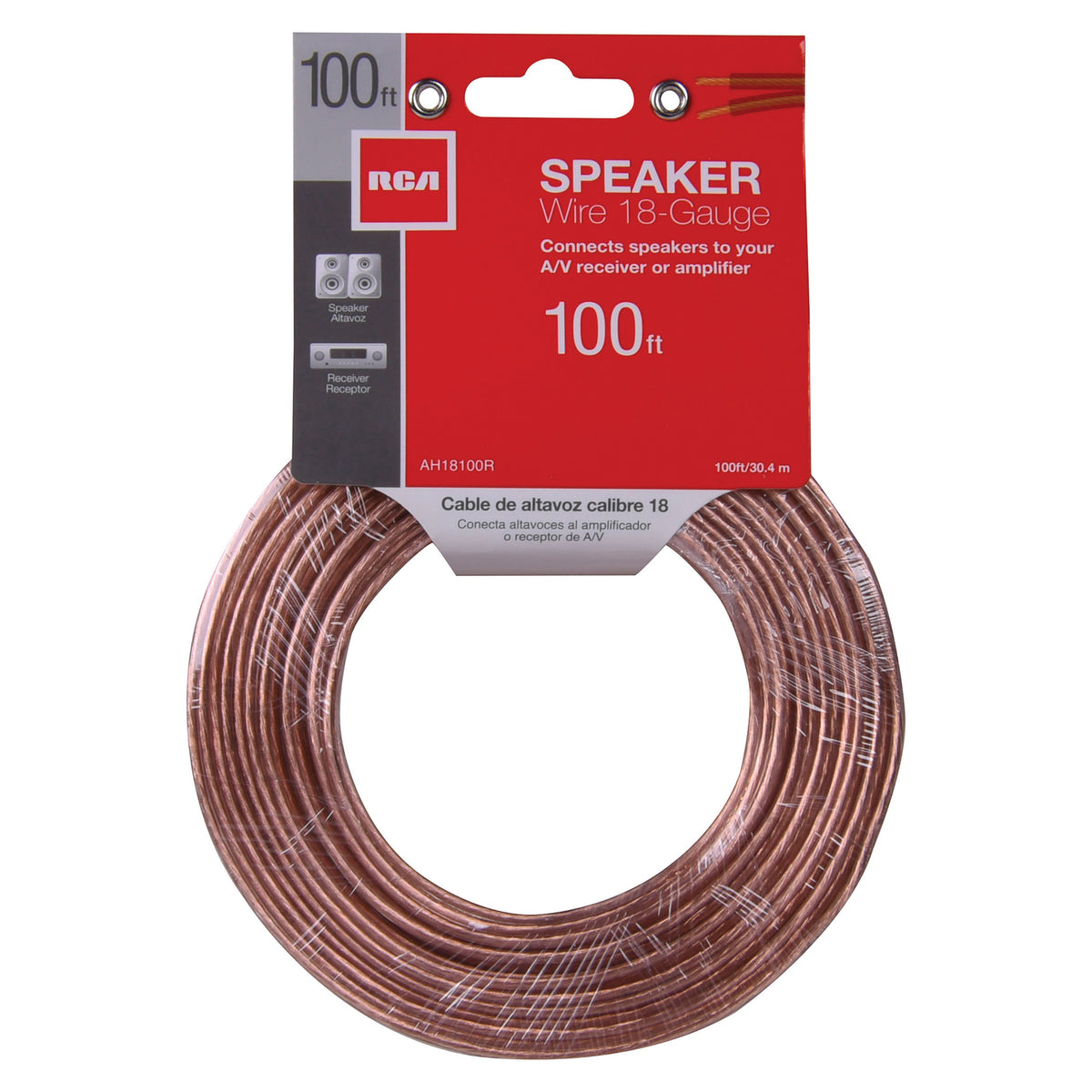 RCA 18-Gauge Speaker Wire (100 Ft.) - 3