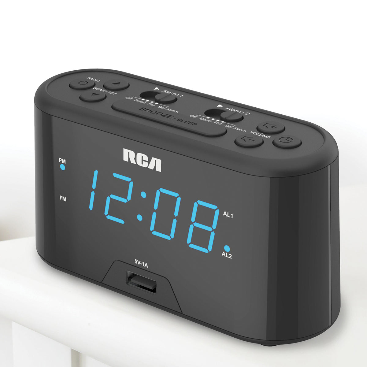 RCA Digital Radio Alarm Clock - 3