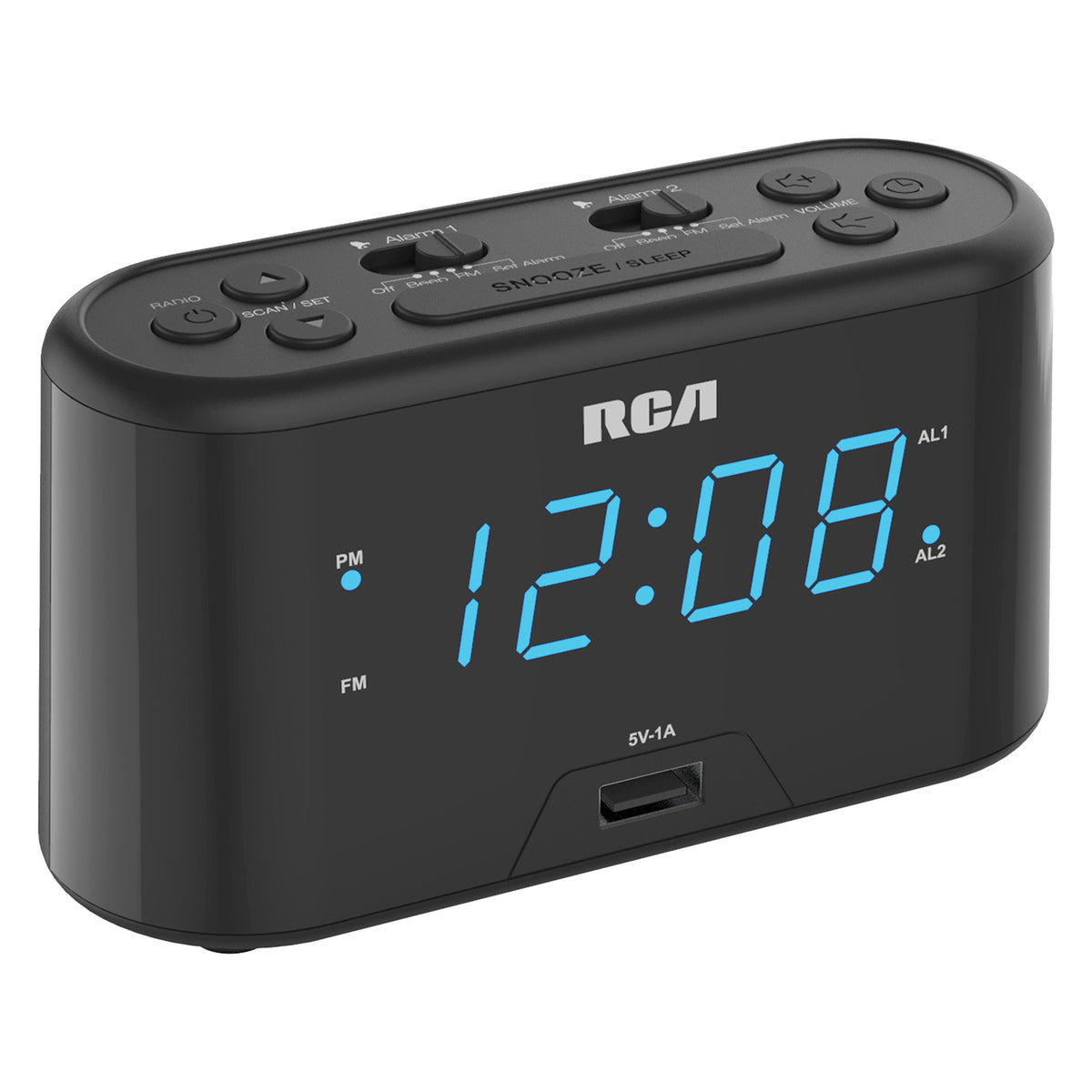 RCA Digital Radio Alarm Clock - 6