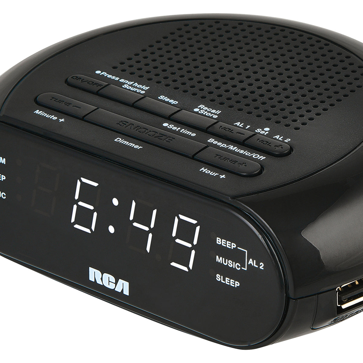 RCA Digital Radio Alarm Clock - 11